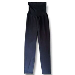A Pea In The Womens Maternity Legging Sz Large Black Secret Fit Belly High Waist
